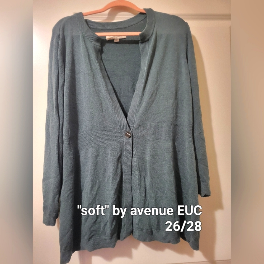 "Soft"by avenue  plus size cardigan!